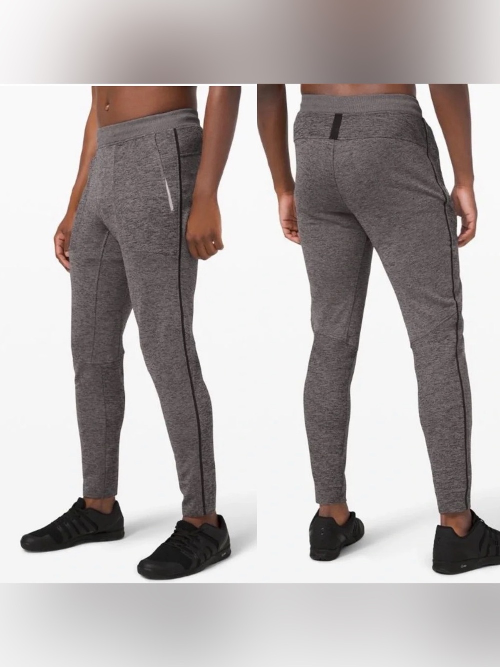 Lululemon Textured Tech Pant 29” Graphite Gray Mens Size Medium